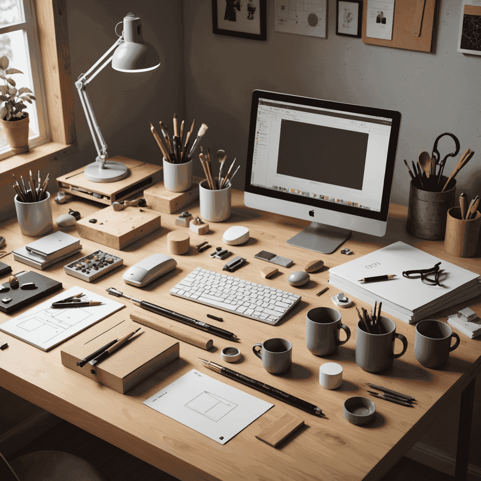 A 3D modeling workspace showing basic shapes and tools, representing the beginner's guide to 3D modeling